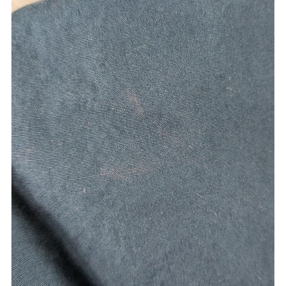 Affliction Black Premium Shirt Mens M Blue Skull Wings Long Sleeve Embroidered - Picture 6 of 11
